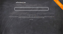 Desktop Screenshot of millershoney.com
